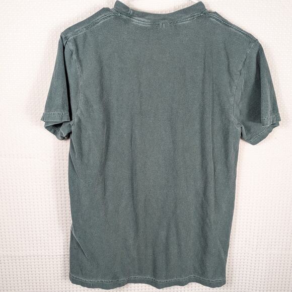 Cafe Racer Coffee Donuts Highway 78 T-Shirt S Green Comfort Colors Graphic Tee - Picture 4 of 5